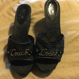 Coach 3” wedge slides. Perfect for summer!